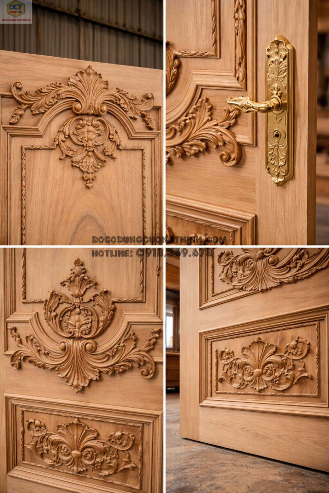 Bộ cửa phòng cổ điển CP56